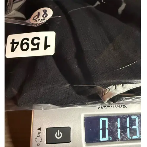 Vintage Judith Hart Women 8P Black Straight Leg Dress Pants Career Office Formal