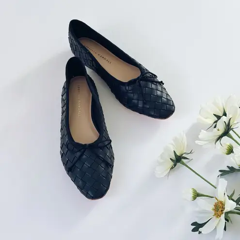 Loeffler Randall Landry Black Woven Ballet Flat Black