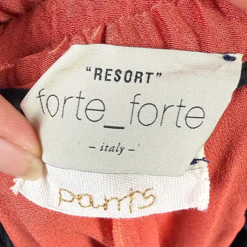 Forte Forte Resort Pants in Rust Size Small Orange
