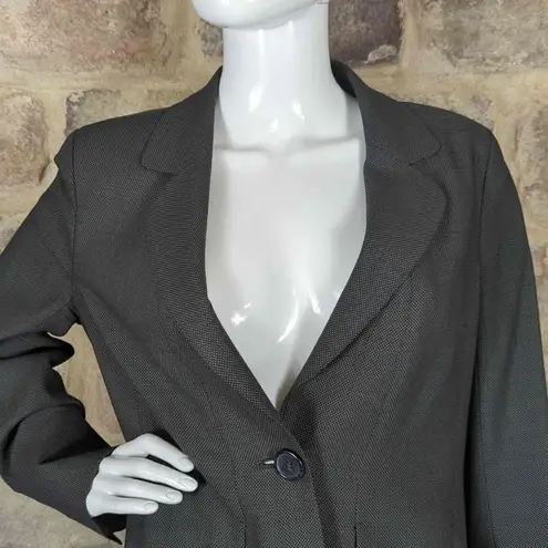 Classiques Entier Atelier Gray Blazer 100% Virgin Wool Woman's Size 10 - Image 3