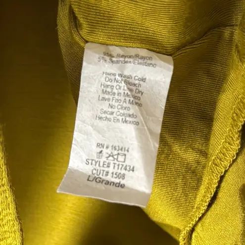 Saints 21 Mustard Yellow Sleeveless Bodysuit Sz S NWT