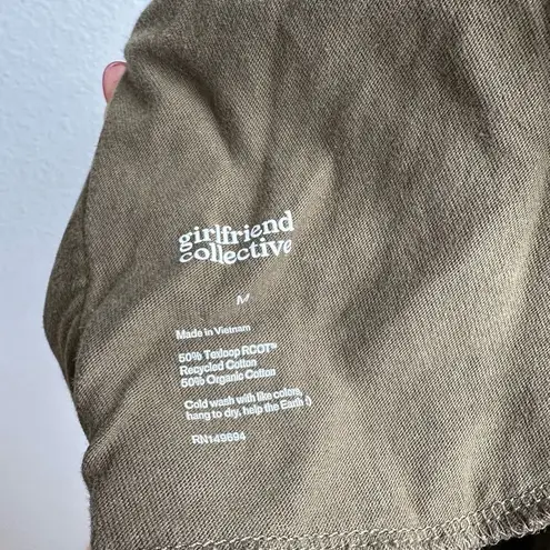 Girlfriend Collective  Organic Cotton 50/50 Forest Green Joggers Size Medium