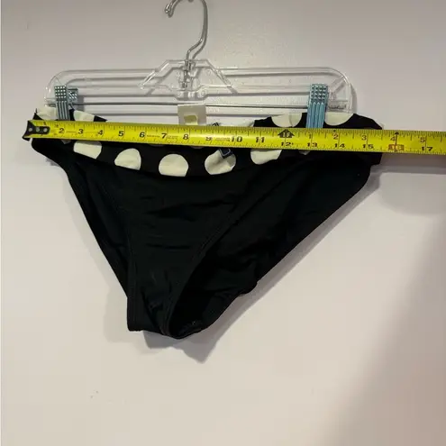 American Living Black Polka Dot  bikini bottoms