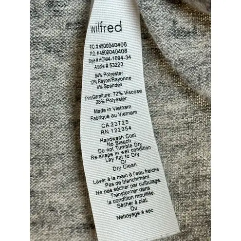 Wilfred Women's Size XS Gray Heather Short Sleeve Pullover T-Shirt EUC