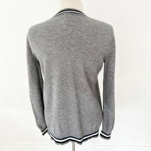 Sweaty Betty  London Split Hem Long Sleeve Sweater in Gray | XS