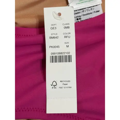 J.Crew NEW  Hallie Bikini Bottom BM642 Radiant Fuchsia Pink Womens Size Medium M