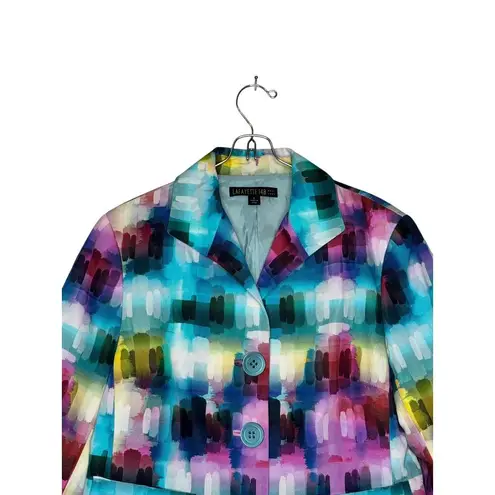 Lafayette 148 New York Women's Jacket Slip Pockets Lined Button Blazer Sz. 6