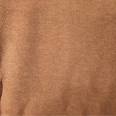 Naked Wardrobe The NW Turtleneck Crop Top Brown Baddie Fall Neutral Chic XL NEW