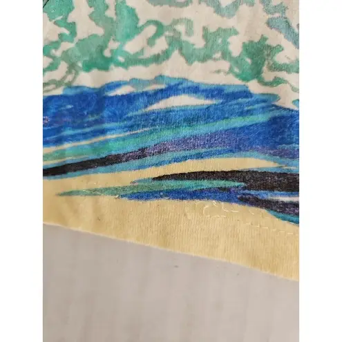 Guy Harvey Bluewater Swordfish Tuna Mahi Striper Yellow Graphic Tank XS