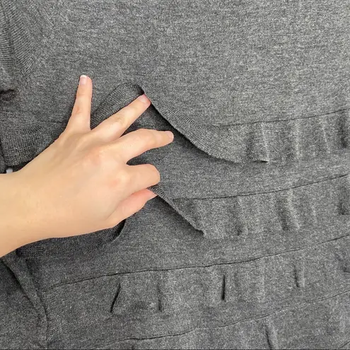 J.Crew  Pima Cotton Wool Tiered Ruffle Sweater thumbnail 5