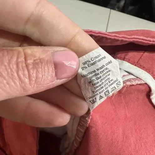 J. Crew Women’s 9" Frankie bermuda chino short Size 14 Pink