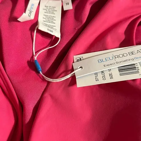 Bleu Rod Beattie NEW. cap sleeve one piece. 10. Retails $139