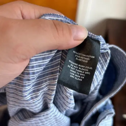 Lafayette 148 WOMENS STRIPED BERMUDA SHORTS