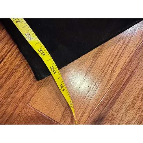 Vintage Paul Harris Design Suede Leather Pants Size 8 Black