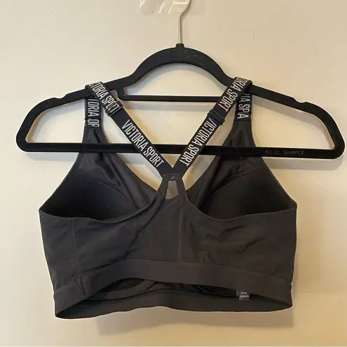 Victoria's Secret Victoria’s Secret Victoria Sport Black Mesh Sports Bra