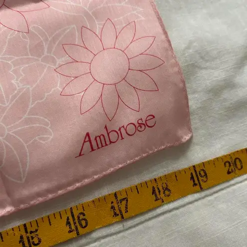 Pink cutesy floral print bandana 0477