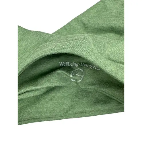 Well Being + Being Well Ashe 7/8 Leggings and Sports Bra in Loden Green Heather Size XS