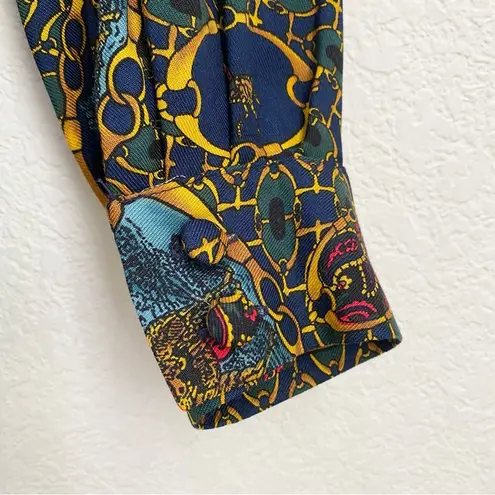 Pendleton Vintage Sophisticates Equestrian Horse-bit Long Sleeves Top Size 4 P