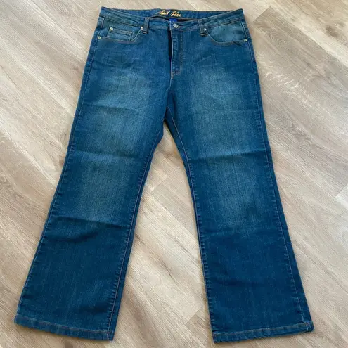 Bill Blass  Stretch Boot Cut Denim Jeans Size 16 NWOT