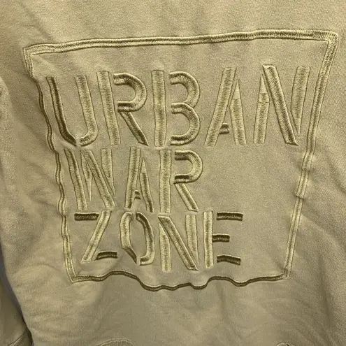 HOMME + FEMME HFLA Size S Sweatshirt Hockey Style Women’s Asia Streetwear Beige Tan