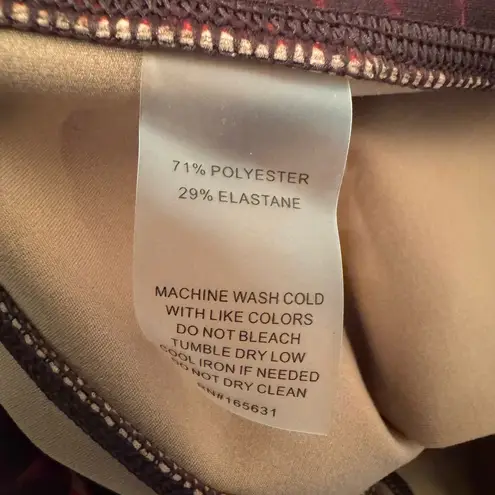 Johnny Was Calme Multi Color Endurance High Waist Leggings w/Pockets Size Small