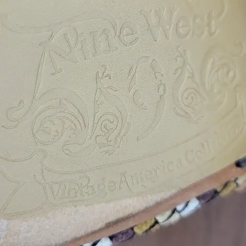 Nine West  Womens Jaimy Sandals 7 Tan Leather Open Toe Cork Platform Wedge Heels