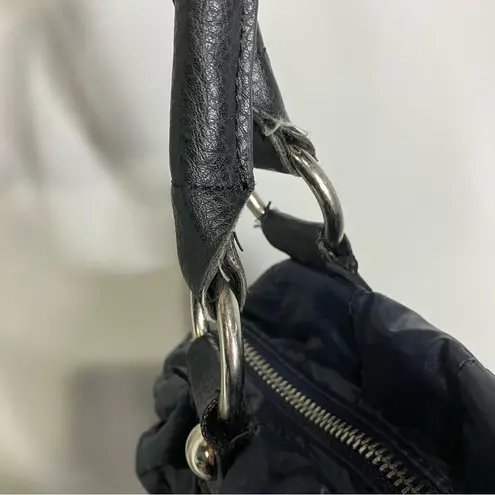 LP/LP quilted puffer purse navy blue 14” x 8.5” x 4” Black