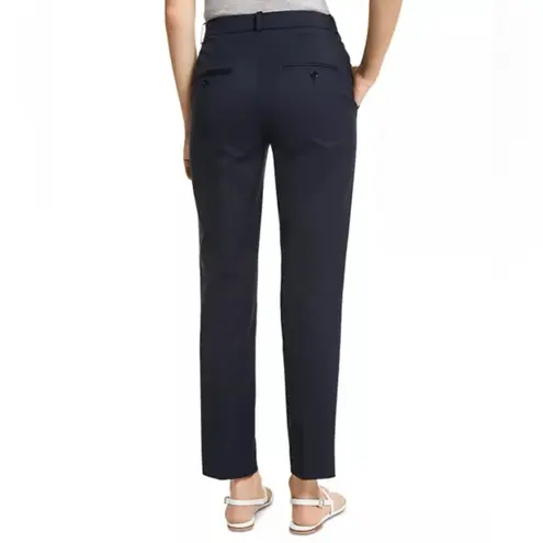 Michael Kors Collection Stretch Cotton Twill Sam Pants in Midnight, NWT, Size 14 Blue