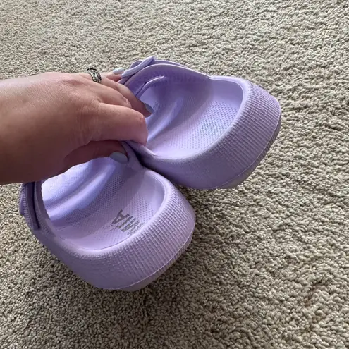 MIA  Double Strap Purple Water Friendly Bubble Buckle Slides Sandals Women's Size 6