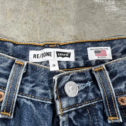 RE/DONE NEW  x LEVI'S CUT OFF SHORTS SZ 26 - Image 3