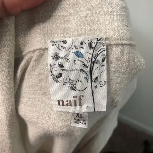 NEW Naif Linen Blend Dress Size XL