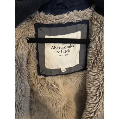 Abercrombie & Fitch Vintage Y2K  fur bomber READ DESC - Image 2