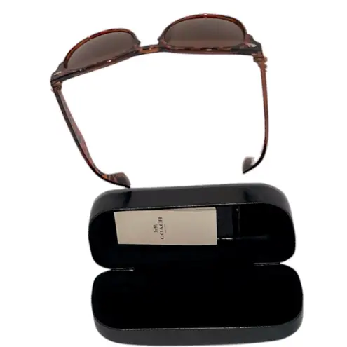 Tortishell sunglasses with arm bling cat eye dark sunnies Sunglasses Black