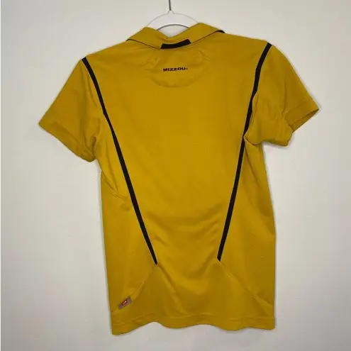 Nike  Team Mizzou Tigers Missouri Polo Yellow Women's Size XS Athletic Polo