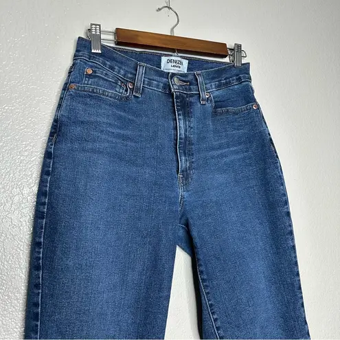 Denizen from Levi's DENIZEN Levi's Women's High-Rise Straight Jeans Disco Jean size 27 Blue Raw Hem