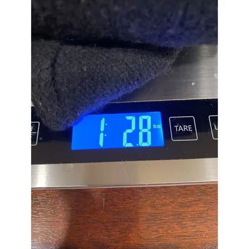 AnnaRita N Knit Couture Black Sweater with Sequin And Metallic On Sleeves Small