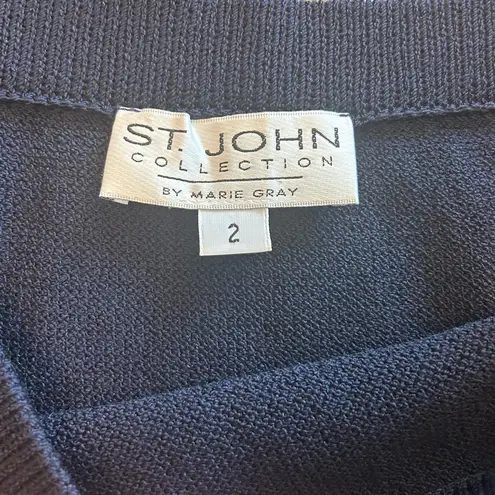 St. John Collection by Marie Gray navy skirt size 2