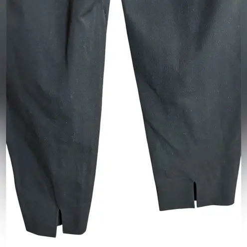 Isaac Mizrahi Live Black Pull On Style dress pants with pockets