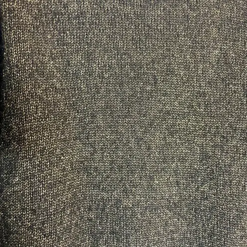 ALC Frank A.L.C. Charcoal Alpaca Black Sweater with gold lurex.