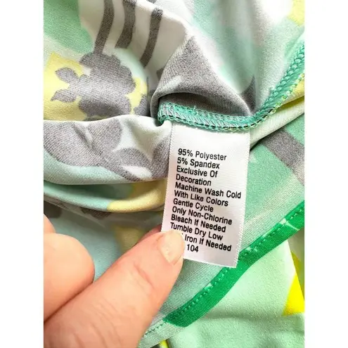 Kaari Blue Curvy Blouse Women’s 2X Long Sleeve Bell Sleeve Tunic Floral Beachy