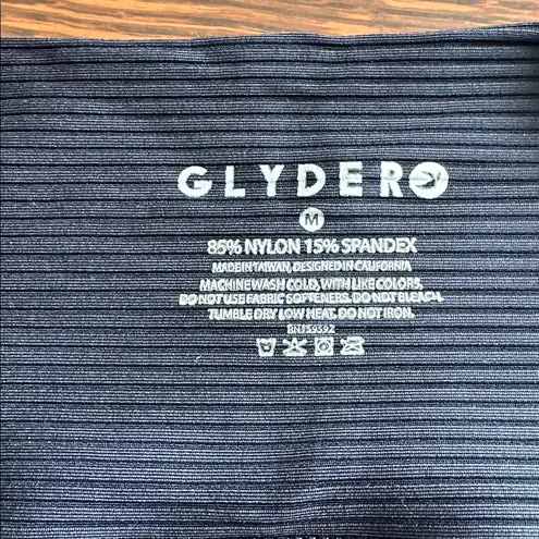 Glyder women’s black ribbed leggings size medium