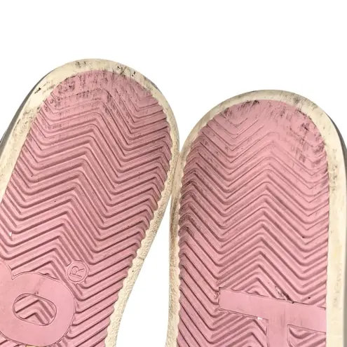 P448 John White Tartan Low Top Pink & White Sneakers Shoes EURO size 40