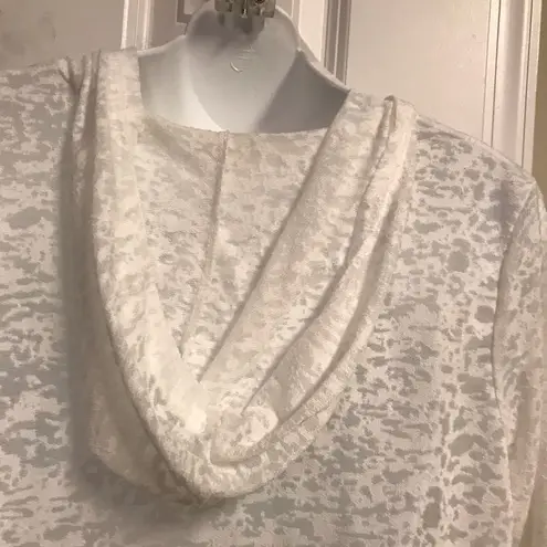 Akini Swimsuit Cover Up Lace Hooded Swimwear Ivory Medium