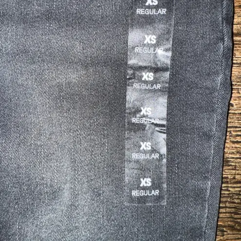 M Jeans by Maurices Black High Rise Cool Comfort Frayed Hem Jeggings XS Size undefined