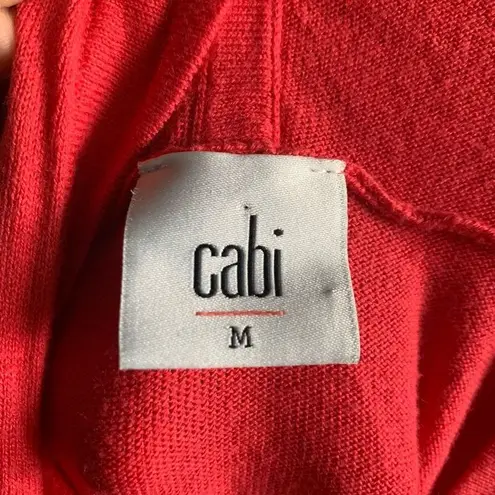 CAbi  athletic coral pink lightweight M hoodie