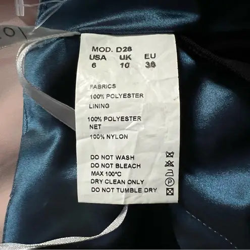 36.5 Enzoani Strapless Cocktail Mini Dress Sweetheart Neckline Size 6 New w/Tag $