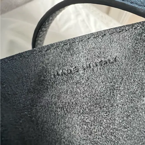 NWT THE ROW Blake Leather Tote Shoulder Bag in Black