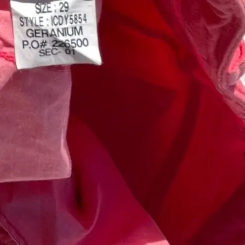 joe's jeans  Womens Denim Jeans Pants Size 29 Red Bright Color