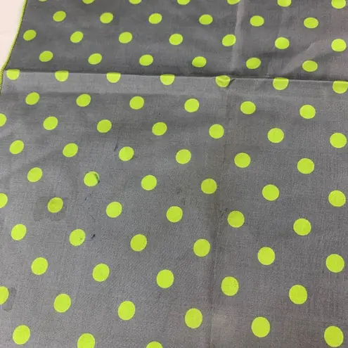 Women’s Vintage Ray Strauss Silk Gray Green Polka Dot Scarf shawl Women's