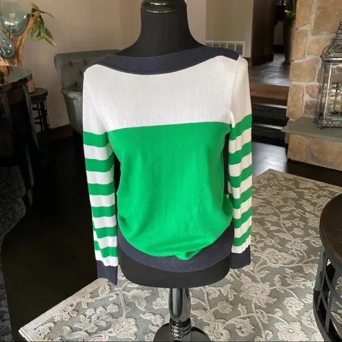 Michael Kors 🛍️ 5/$20 MICHAEL   Green White Blue Sweater